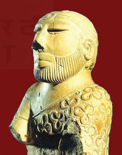 Arts of the Indus Valley-Beared man with bust