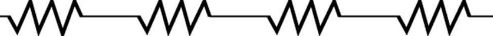 Diagram of resistor connected in series