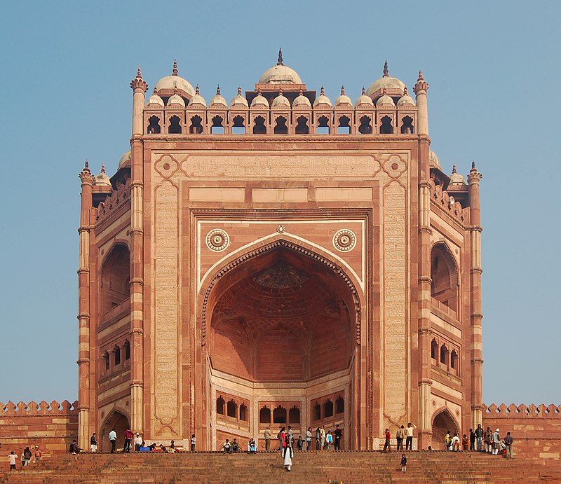 gateway to Fatehpur Sikri Buland Darwaza built by Akbar