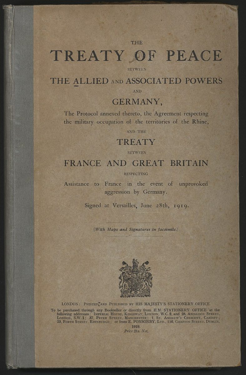 World war 2 causes and consequences - Treaty of Versailles