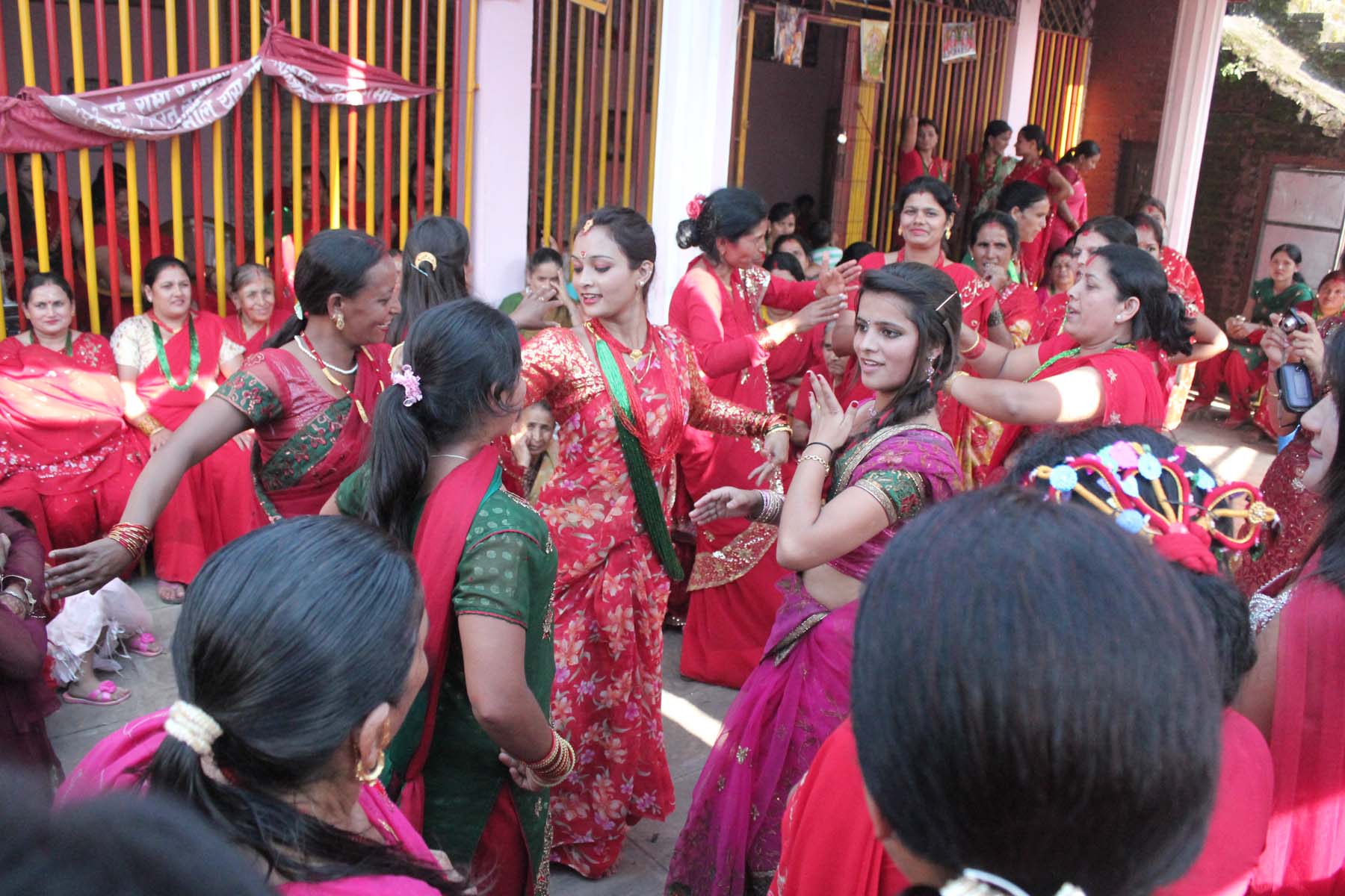 Festival in monsoon season in India